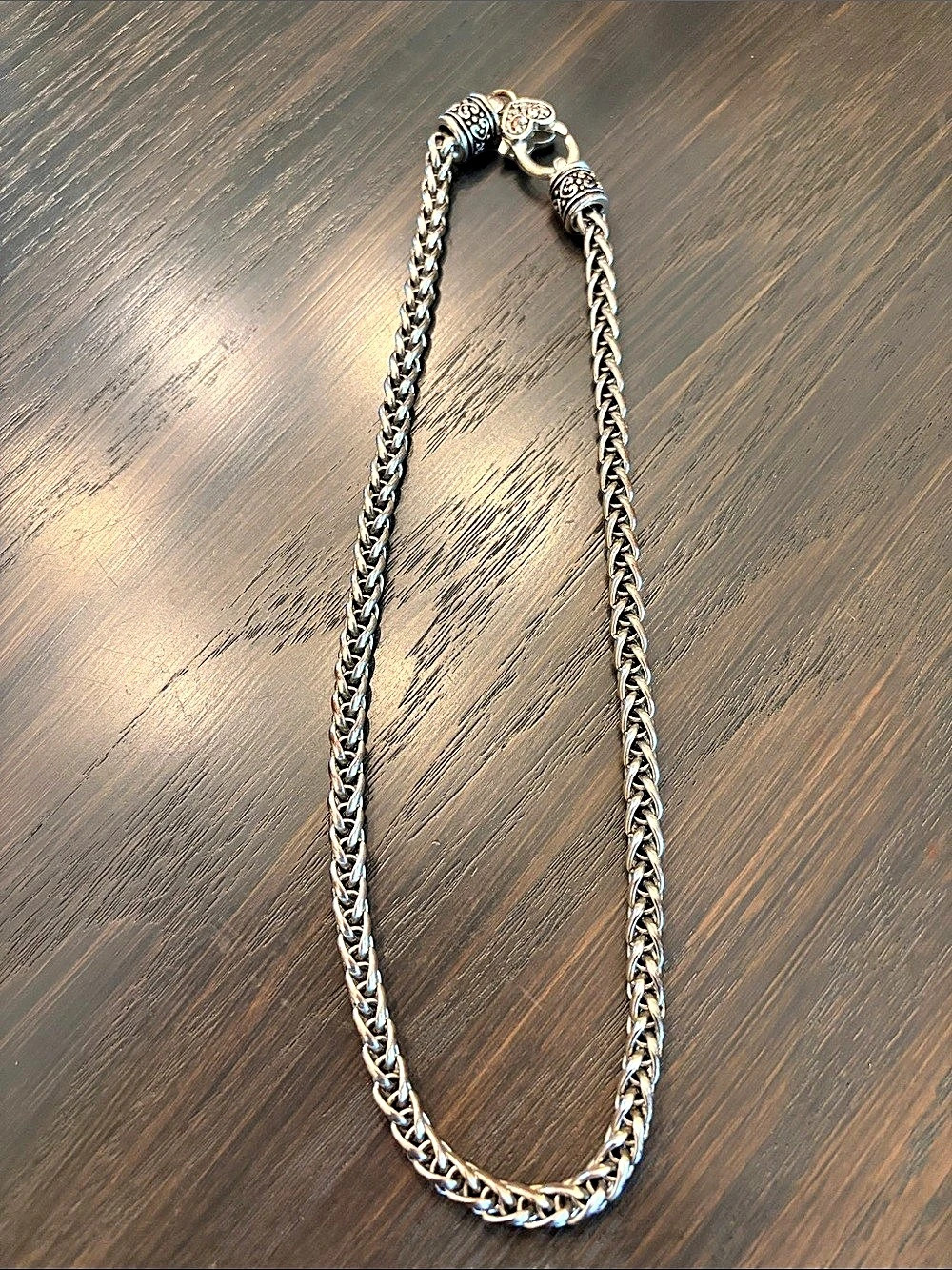 Silver-Tone Chain Necklace